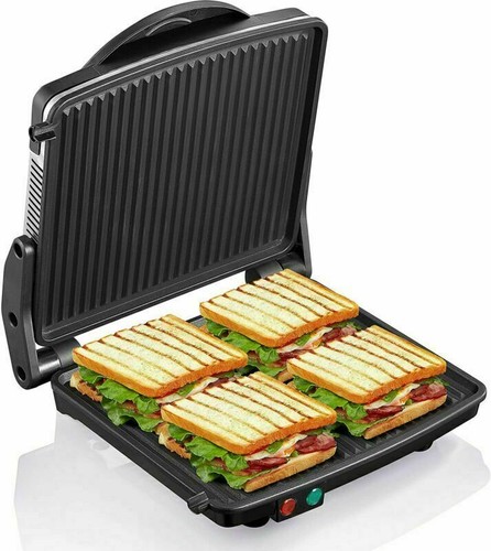 panini press with stainless steel plates